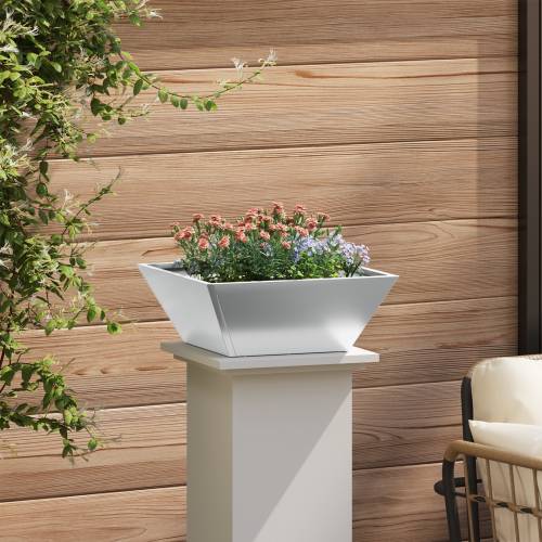Čelična sadilica Galvanizirani čelik 40 x 40 x 15 cm Cijena