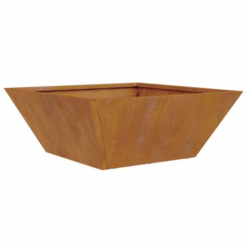 Metalne sadilice Čelik otporan na vremenske uvjete 40 x 40 x 15 cm Cijena