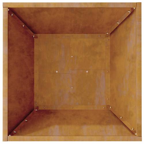 Metalne sadilice Čelik otporan na vremenske uvjete 40 x 40 x 15 cm Cijena