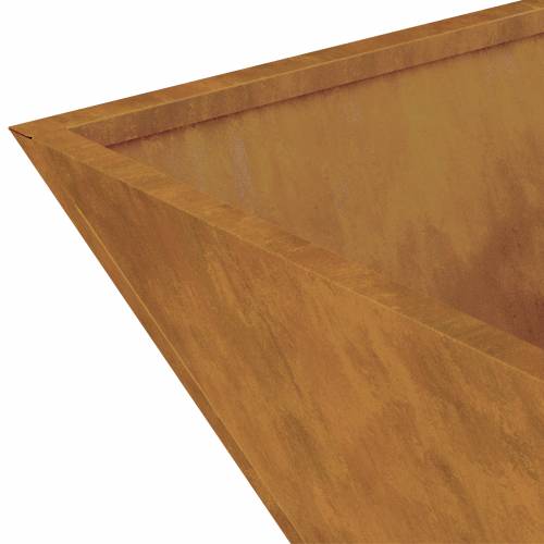 Metalne sadilice Čelik otporan na vremenske uvjete 40 x 40 x 15 cm Cijena