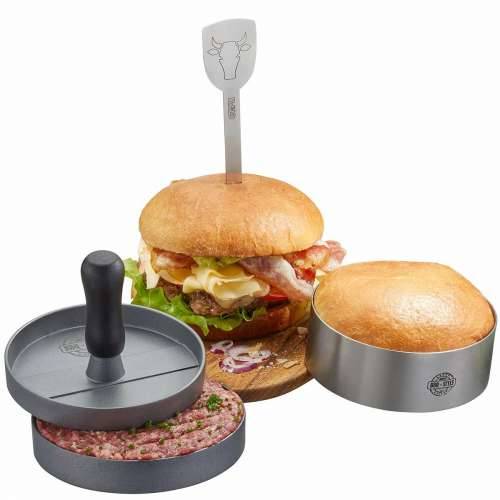 Preša za hamburgere Gefu G-89494 3 Dijelovi Srebrna Aluminij Čelik Cijena