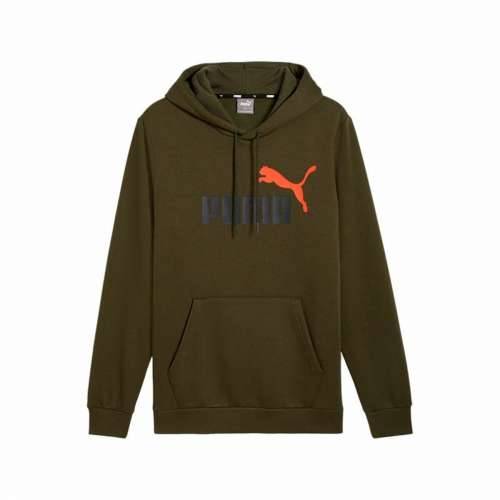 Muška Majica s Kapuljačom Puma Ess+ 2 Col Big Logo Smeđa Cijena