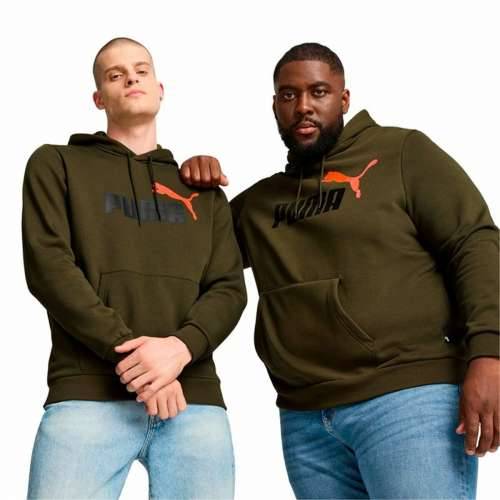 Muška Majica s Kapuljačom Puma Ess+ 2 Col Big Logo Smeđa Cijena
