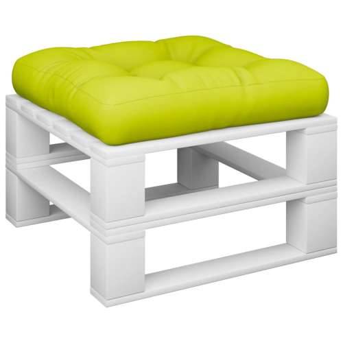 Jastuk za palete jarkozeleni 58 x 58 x 10 cm od tkanine - Svjetlozelena 1 Cijena