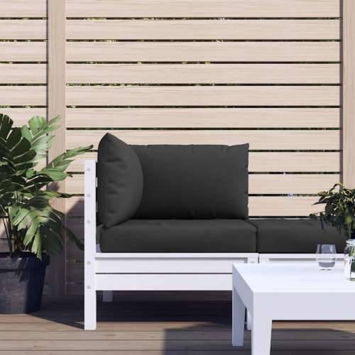 Jastuci za sofu od paleta 3 kom crni od tkanine - Crna 1 kutna sofa Cijena