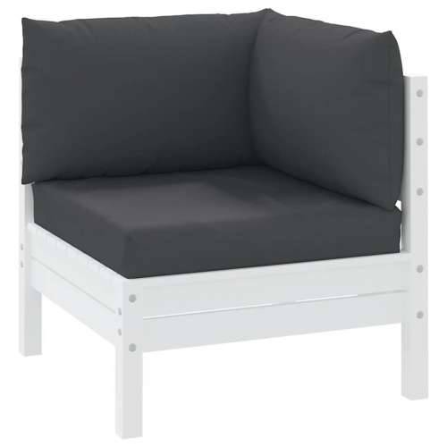 Jastuci za sofu od paleta 3 kom crni od tkanine - Crna 1 kutna sofa Cijena