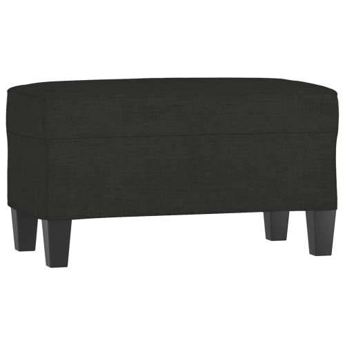 Klupa crna 70x35x41 cm od tkanine - Crna 70 x 35 x 41 cm Cijena