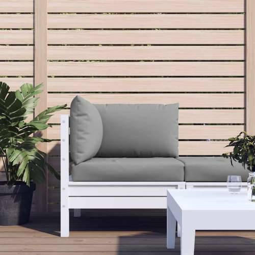Jastuci za sofu od paleta 3 kom sivi od tkanine - Siva 1 kutna sofa Cijena