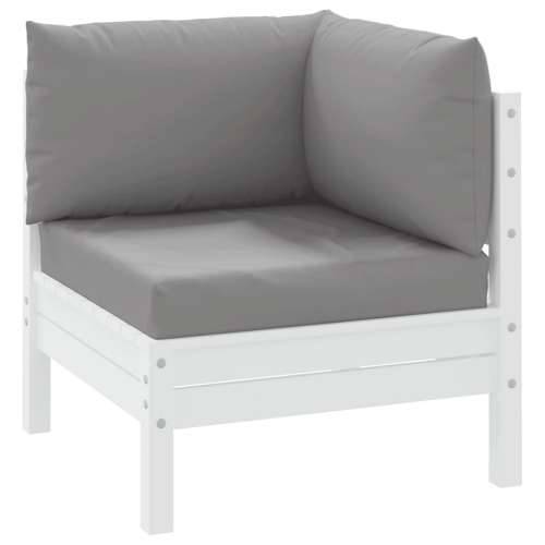 Jastuci za sofu od paleta 3 kom sivi od tkanine - Siva 1 kutna sofa Cijena