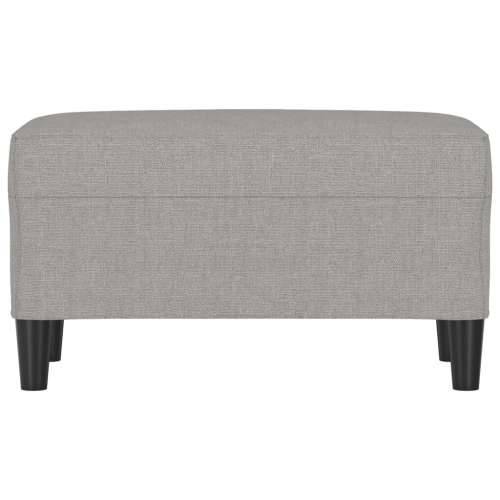 Klupa svjetlosiva 70 x 35 x 41 cm od tkanine - Svjetlosiva 70 x 35 x 41 cm Cijena