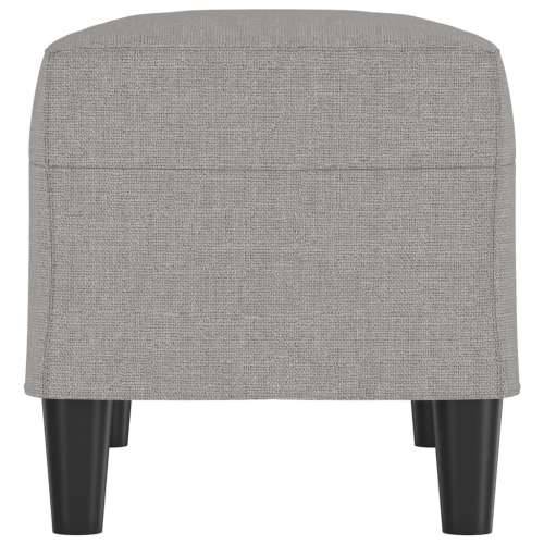 Klupa svjetlosiva 70 x 35 x 41 cm od tkanine - Svjetlosiva 70 x 35 x 41 cm Cijena