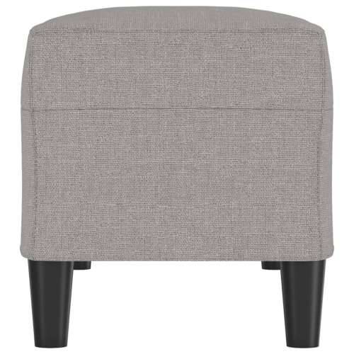 Klupa svjetlosiva 100 x 35 x 41 cm od tkanine - Svjetlosiva 100 x 35 x 41 cm Cijena