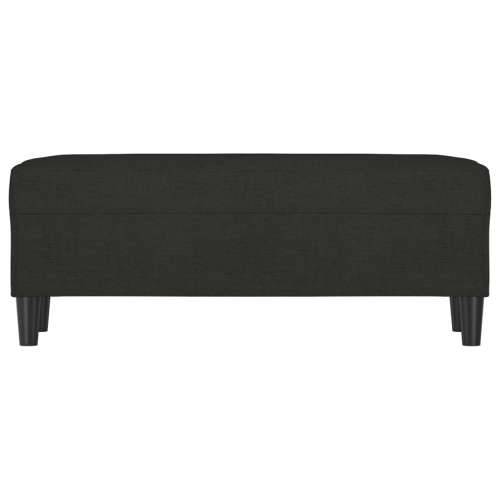 Klupa crna 100x35x41 cm od tkanine - Crna 100 x 35 x 41 cm Cijena