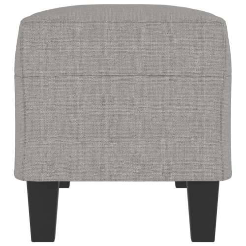 Klupa svjetlosiva 100 x 35 x 41 cm od tkanine - Svjetlosiva 100 x 35 x 41 cm Cijena