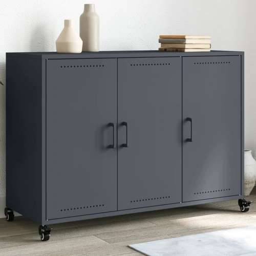Komoda antracit 100,5x39x72 cm od čelika - Antracit 1 Cijena