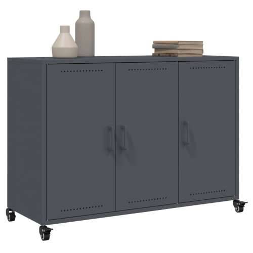 Komoda antracit 100,5x39x72 cm od čelika - Antracit 1 Cijena