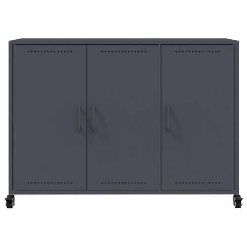 Komoda antracit 100,5x39x72 cm od čelika - Antracit 1 Cijena