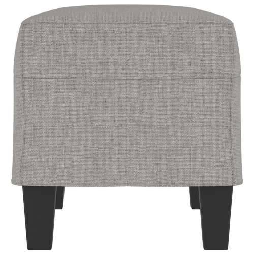 Klupa svjetlosiva 70 x 35 x 41 cm od tkanine - Svjetlosiva 70 x 35 x 41 cm Cijena