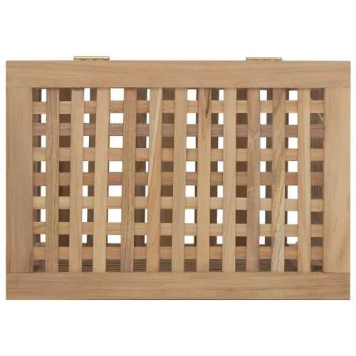Košara za rublje 50 x 35 x 60 cm od masivne tikovine - 50 x 35 x 60 cm 1 Cijena
