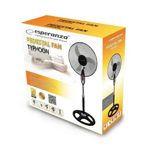 Podni Ventilator Esperanza EHF002KE Crna 50 W Cijena