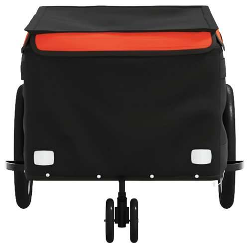 Prikolica za bicikl crno-narančasta 30 kg željezna - orange 124 x 53 x 45 cm Cijena