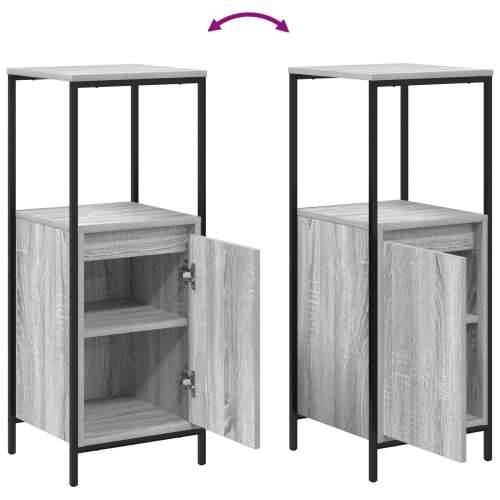 Set kupaonskog namještaja od 5 komada - sivi sonoma, drvo Cijena