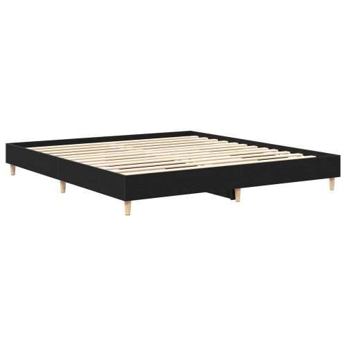 Crni hrast 160x200 cm Okvir za krevet Konstruirano drvo Cijena
