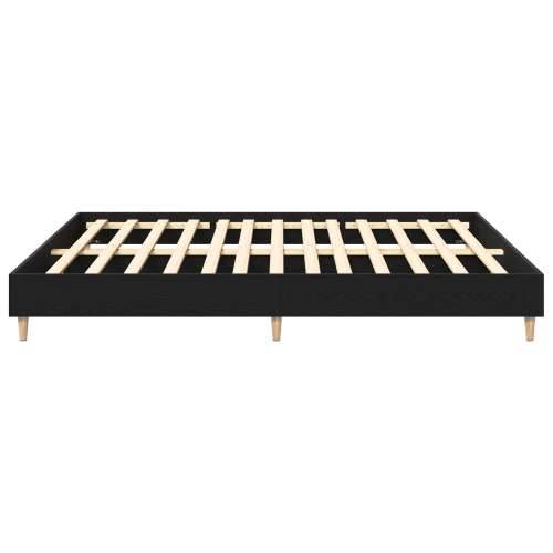 Crni hrast 160x200 cm Okvir za krevet Konstruirano drvo Cijena