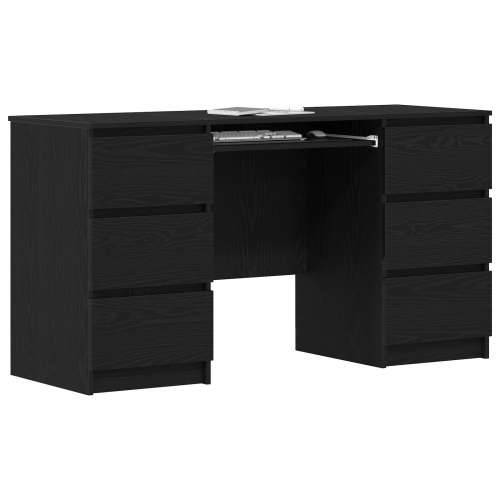 Stolovi 2 kom Crna Hrast 140x50x76 cm Konstruirano drvo Cijena