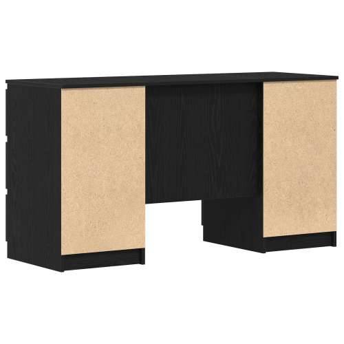 Stolovi 2 kom Crna Hrast 140x50x76 cm Konstruirano drvo Cijena