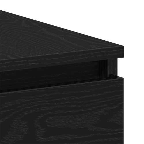 Stolovi 2 kom Crna Hrast 140x50x76 cm Konstruirano drvo Cijena
