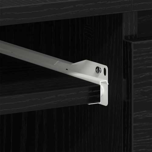 Stolovi 2 kom Crna Hrast 140x50x76 cm Konstruirano drvo Cijena