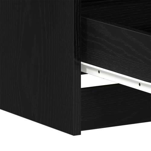 Stolovi 2 kom Crna Hrast 140x50x76 cm Konstruirano drvo Cijena