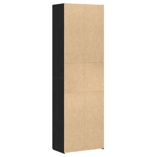 Crni hrast uredski ormar 60 x 32 x 190 cm, napravljen od inženjerskog drveta. Cijena