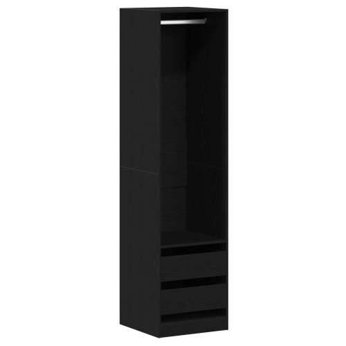 Ormar Crni Hrast 50x50x200 cm od konstruiranog drveta Cijena