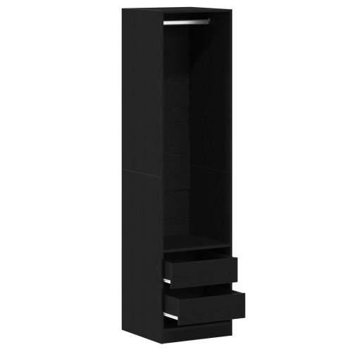 Ormar Crni Hrast 50x50x200 cm od konstruiranog drveta Cijena