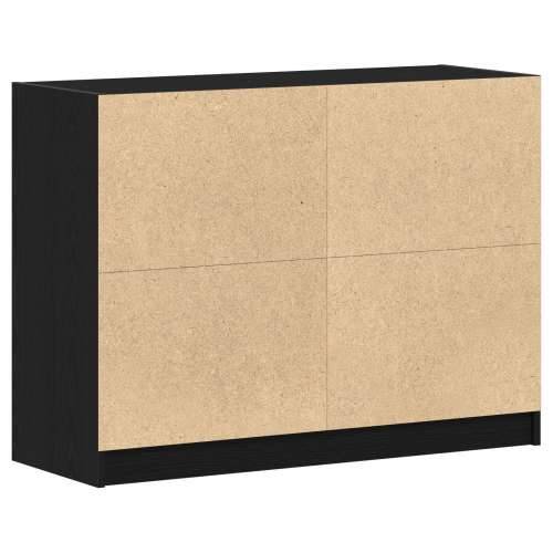Sideboard Crna Hrast 102x37x75,5 cm Igračka Drvo Cijena
