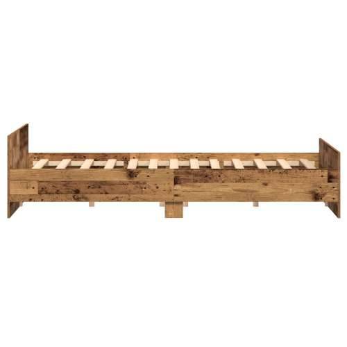 Krevet od starog drva 200x200 cm od materijala sa drvnom jezgrom Cijena