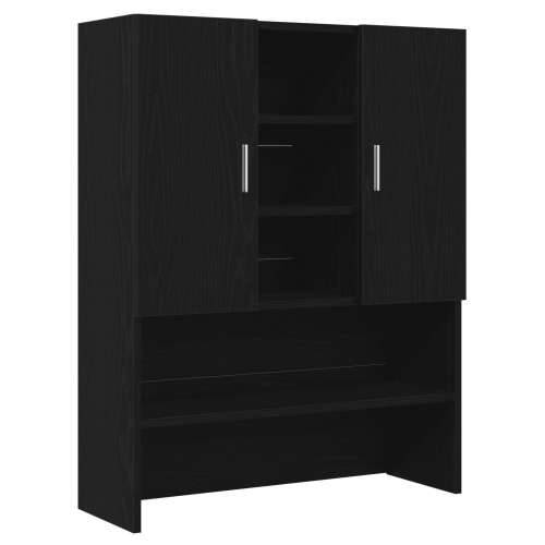 ormari za perilice rublja 2 kom Crni hrast 70.5x71.5x181.5 cm konstruirano drvo, ormari za perilice rublja - Crni hrast - 70.5x7 Cijena