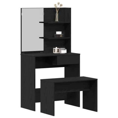 Set toaletnog stola Crni hrast od MDF-a Cijena