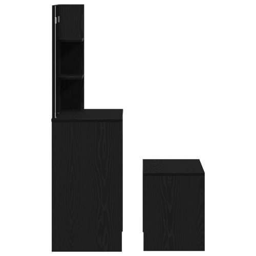 Set toaletnog stola Crni hrast od MDF-a Cijena