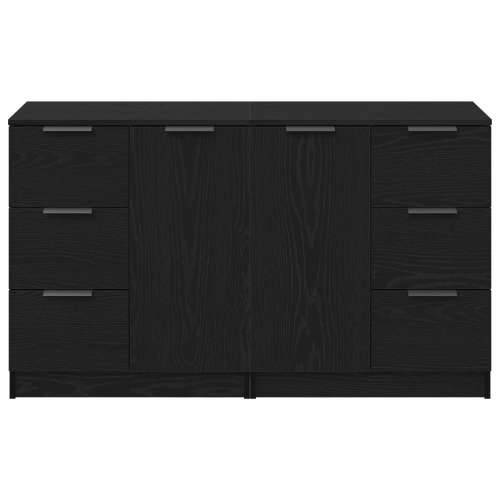 Komode 2 kom Crni Hrast 60x30x70 cm Konstruirano drvo Cijena