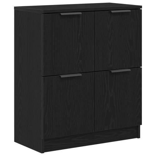 Bočne komode 2 kom Crni hrast 60x30x70 cm Konstruirano drvo Cijena