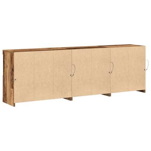 Bife s LED svjetlima Stari Drvo 202x37x67 cm Cijena