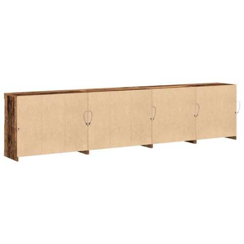 Komoda s LED svjetlima Staro Drvo 283x37x67 cm Tehnički drvo Cijena