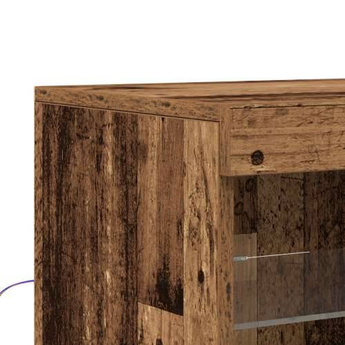 bife s LED svjetlima Staro drvo 181,5x37x67 cm Obrađeno drvo Cijena