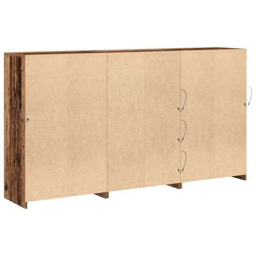 skrinja s LED svjetlima stari drvo 202x37x100 cm inženjerska drva, skrinja s LED svjetlima stari drvo 60.5x37x100 cm, skrinja s  Cijena