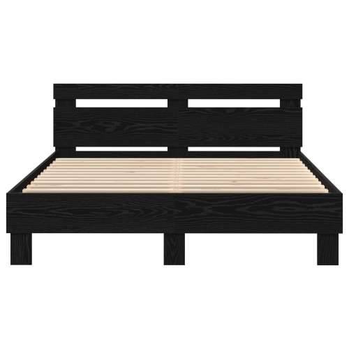 Crni okvir kreveta od hrasta Crni hrast Borovo drvo 160 x 200 cm Cijena