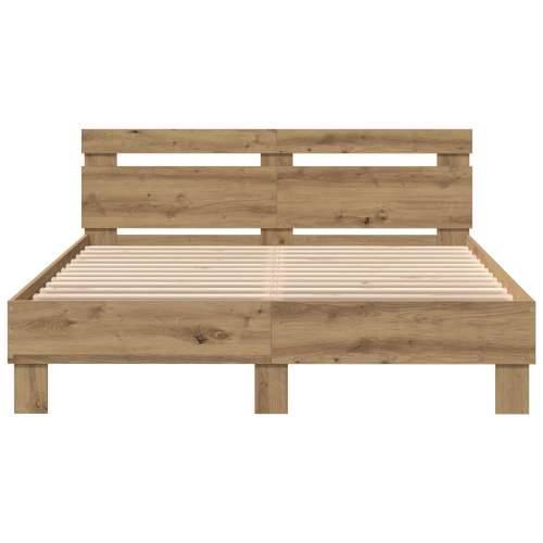Drveni okvir kreveta Obrtnički hrast Drvo 150 x 200 cm Cijena