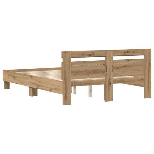 Drveni okvir kreveta Obrtnički hrast Drvo 150 x 200 cm Cijena